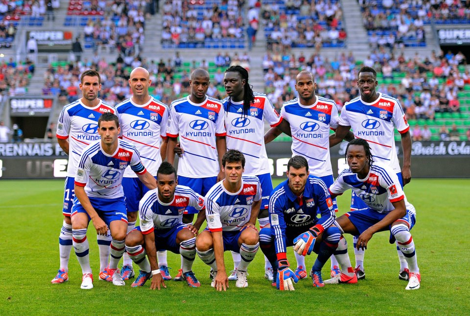 ensemble de foot Olympique Lyonnais ÉQUIPE