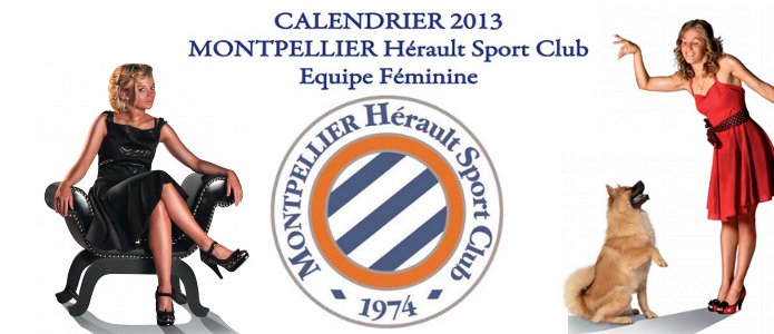 calendrier 2013 MHSC féminines football montpellier sexy glamour pin-up