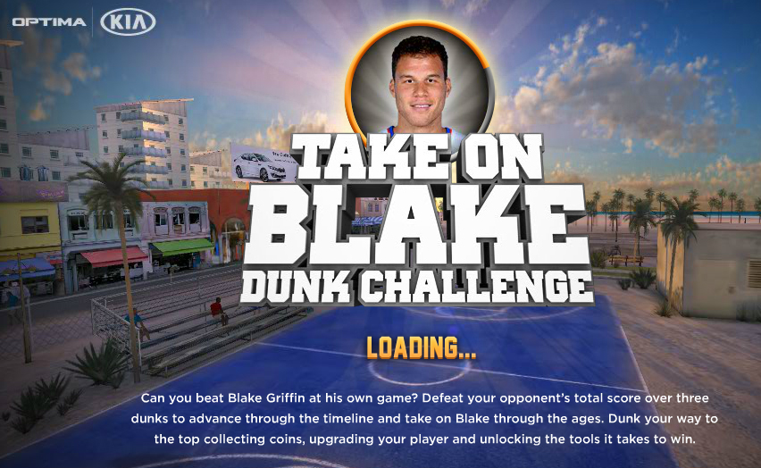 blake griffin dunk challenge KIA