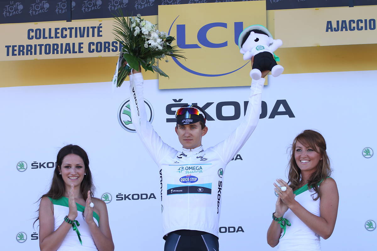 hôtesses Skoda podium maillot blanc tour de france 2013