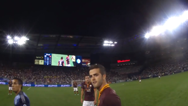 ref cam MLS ALL Star game 2013 AS Roma pjanic