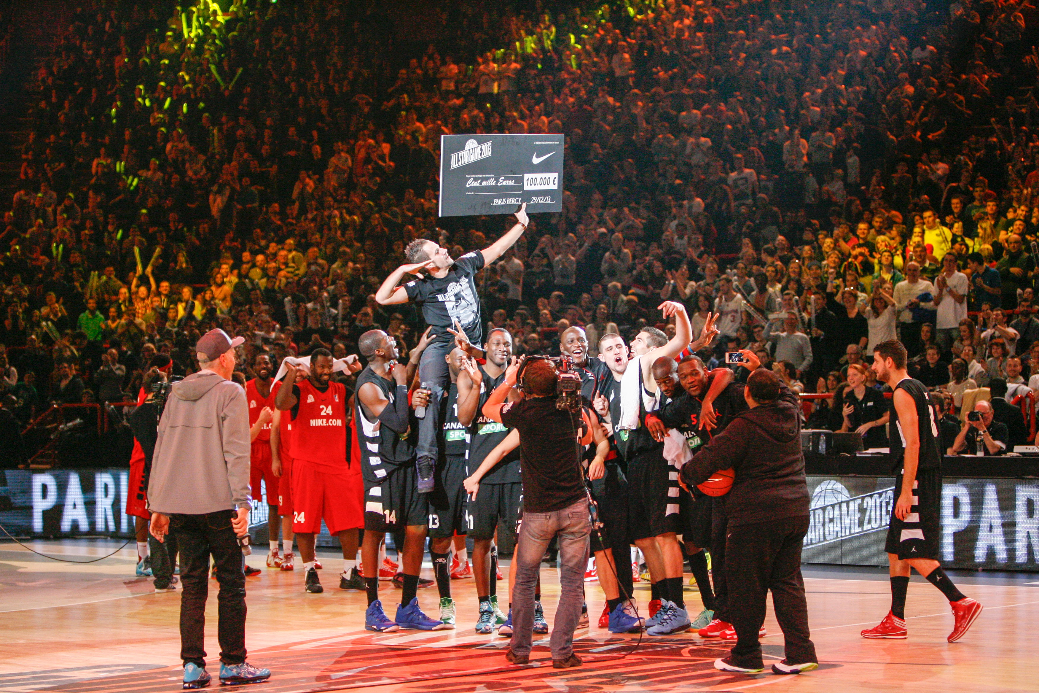 all star game shoot 100 000 euros bercy 2013 LNB thomas bérau basket