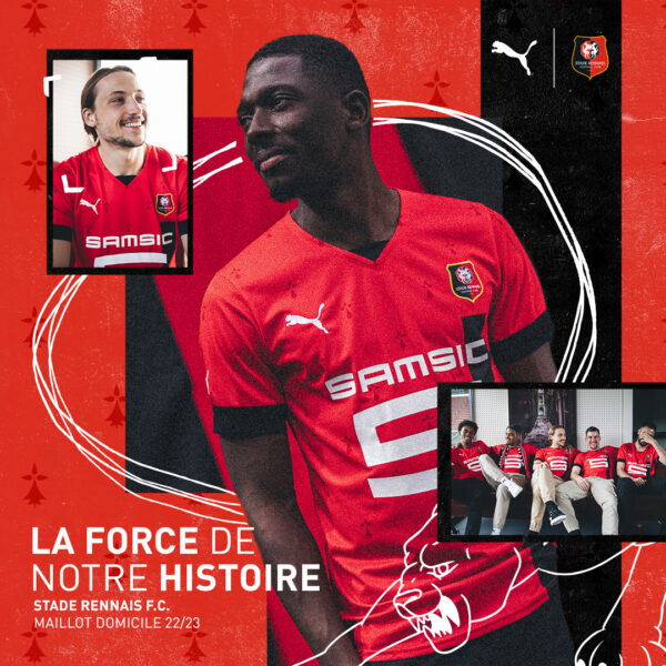 Puma D Voile Le Nouveau Maillot Domicile Du Stade Rennais Pour La