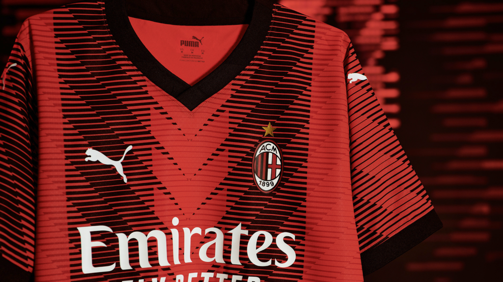 Puma dévoile le nouveau maillot domicile de lAC Milan pour la saison