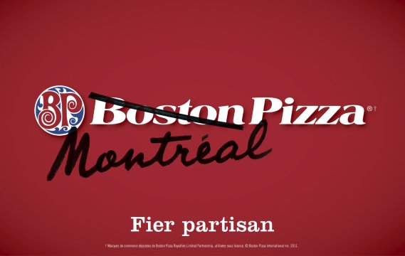 Hockey : Une chaîne de pizza change de nom le temps des playoffs