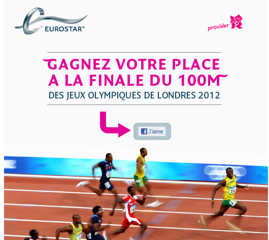 Concours : Eurostar vous envoie en finale du 100m des JO de Londres 2012