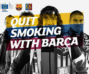 Arrêtez de fumer avec le FC Barçelone et son application de coaching anti-tabac