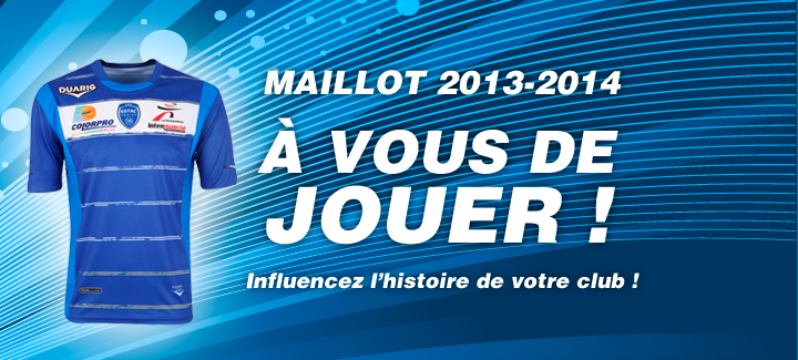 estac maillot 2013-2014 duaring supporters