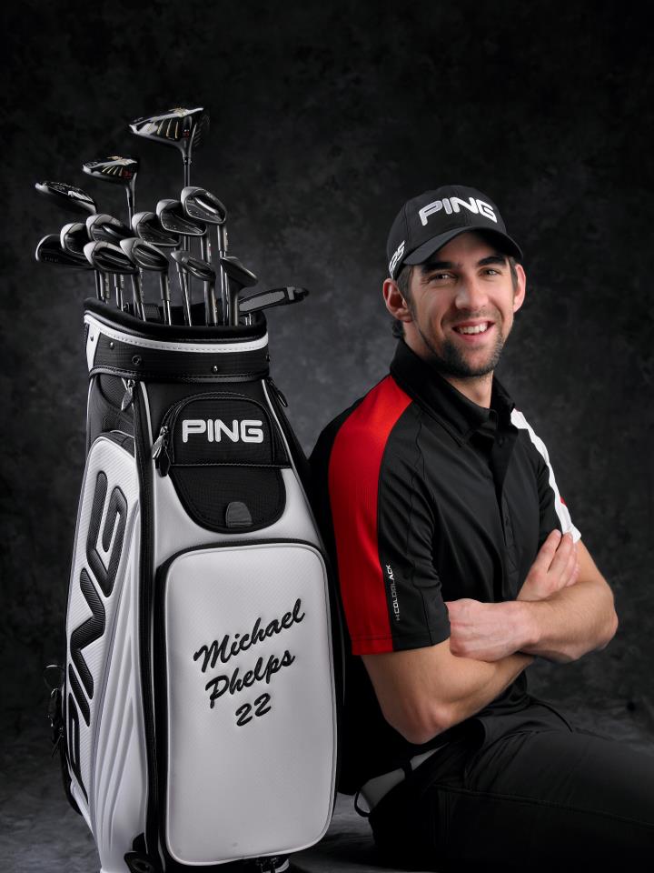 michael phelps ping sponsoring golf