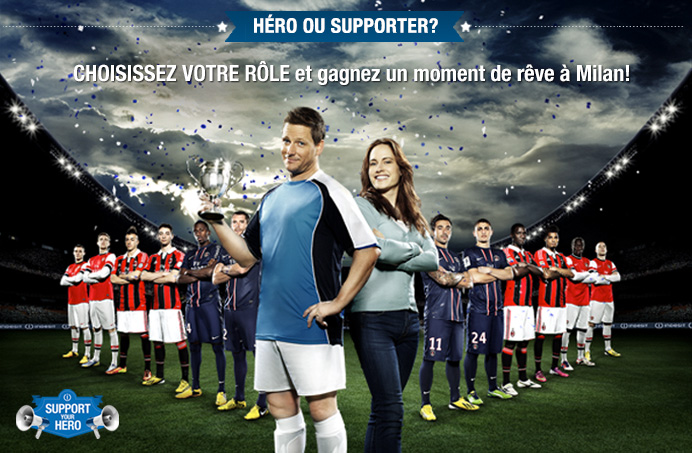 indesit support your champion football PSG