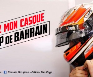 F1 – Romain Grosjean invite ses Fans à choisir son casque sur Facebook !