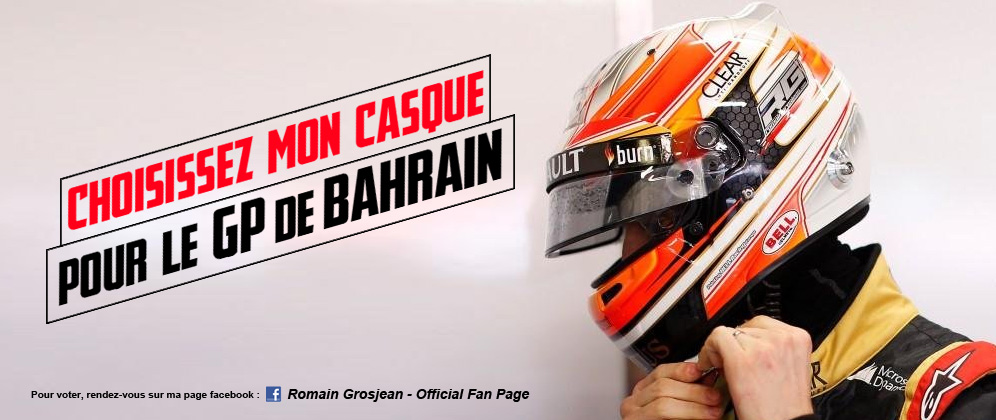 romain grosjean casque bahrain facebook