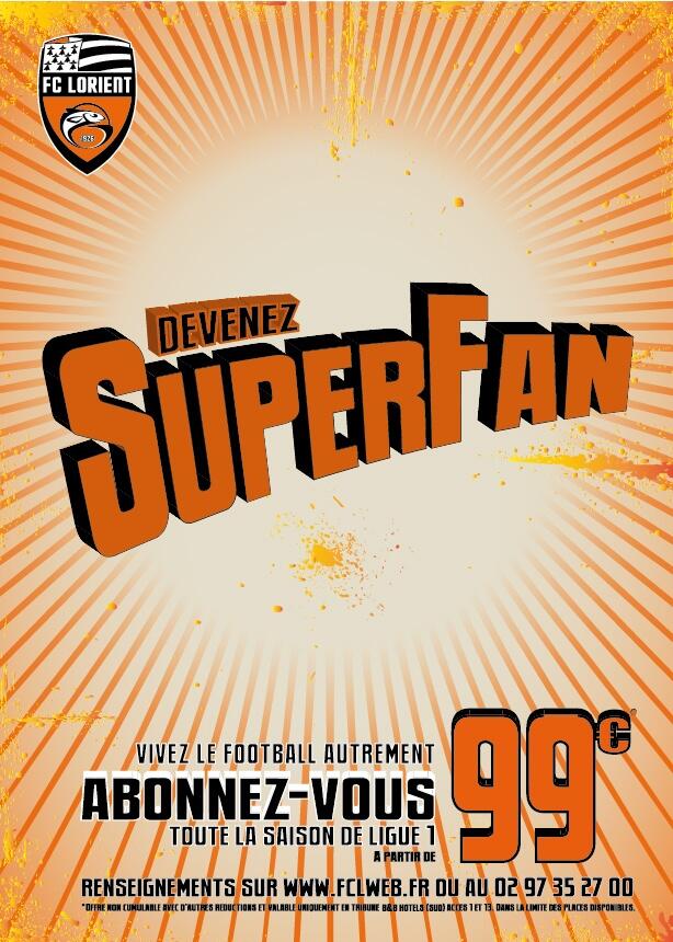 Affiche SuperFan FC Lorient