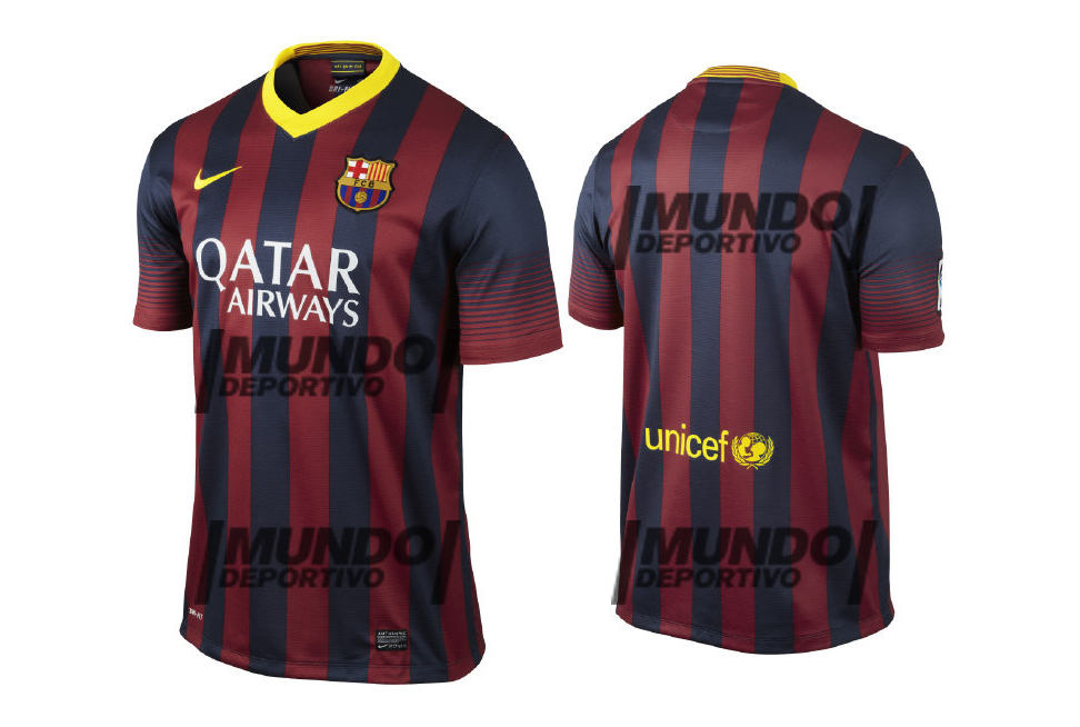 FC barcelone home kit 2013-2014 maillot domicile
