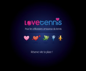 Faites la rencontre de célibataires et Fans de tennis avec l’évènement Lovetennis !