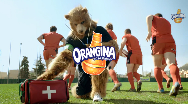 orangina rugby club toulonnais RCT publicité TV pilou pilou