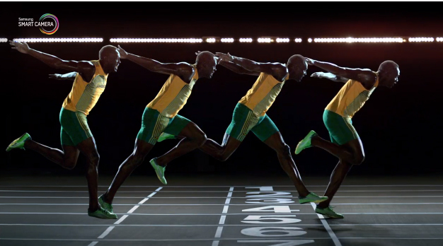 samsung camera NX300 commercial Usain Bolt publicité TV
