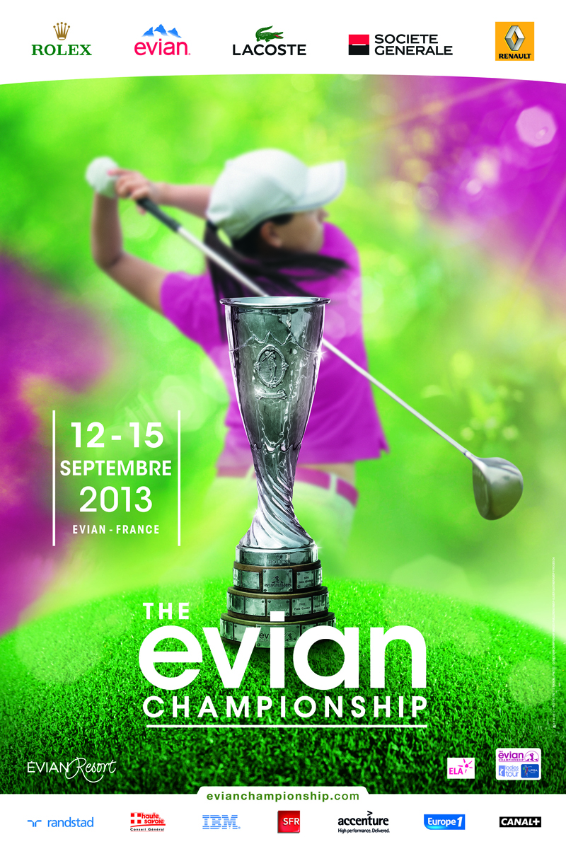 the evian championship 2013 golf poster