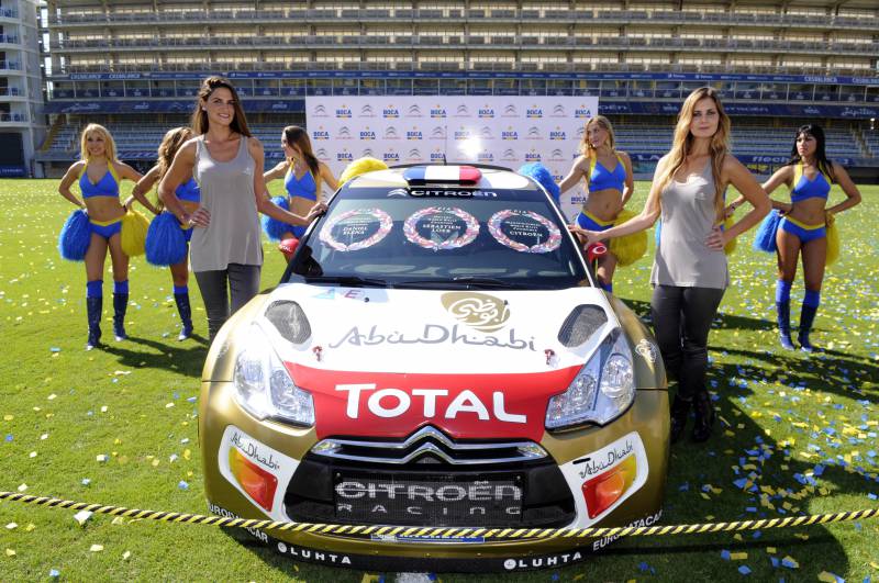 citroën WRC boca juniors argentina sponsoring football cheerleaders