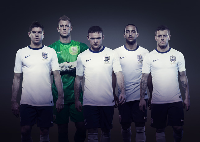 nike england home kit 2013 rooney maillot