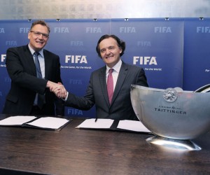 Taittinger devient Champagne Officiel de la FIFA et de la Coupe du Monde 2014 au Brésil