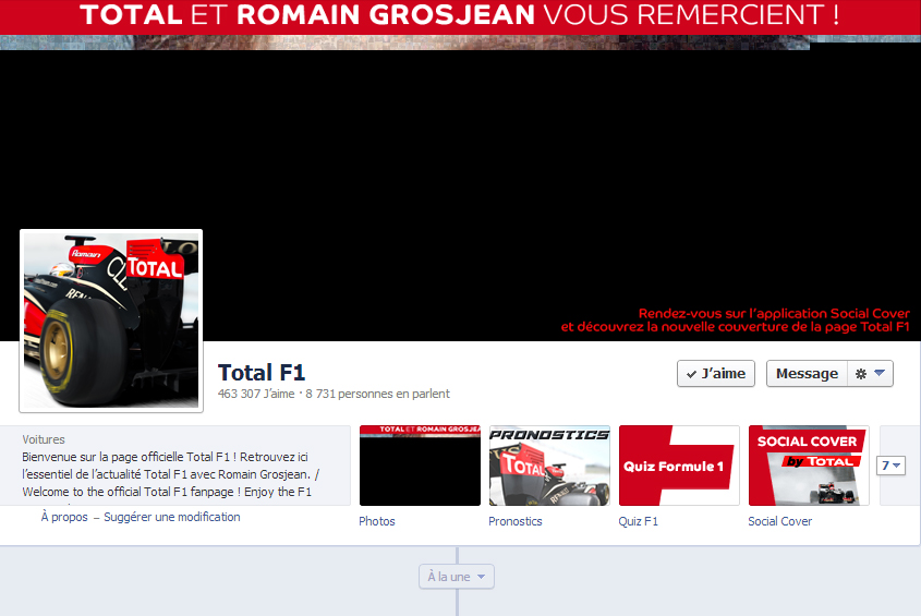 total F1 stage pilotage concours social cover
