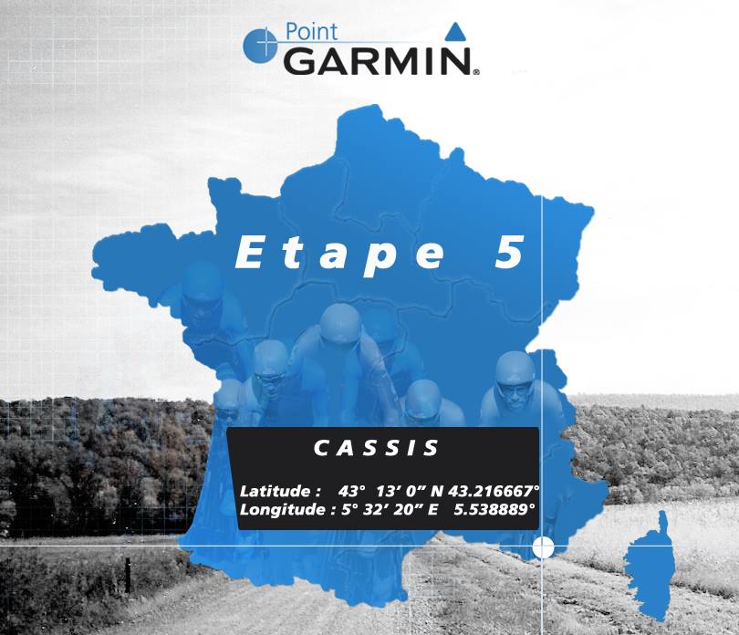 garmin cassis point garmin Tour de France 2013