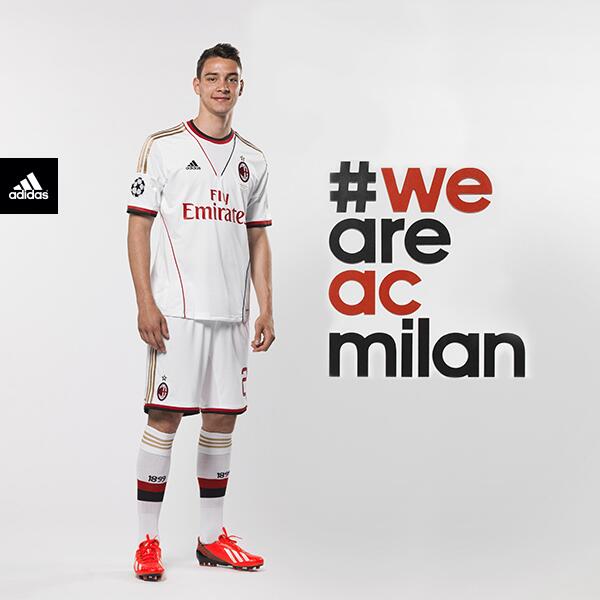 nouveau maillot extérieur Milan AC 2013 2014 away kit #weareacmilan