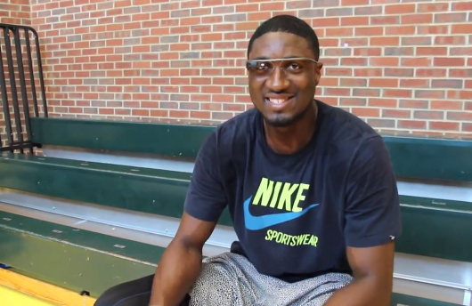 Roy Hibbert & Google Glass NBA basketball