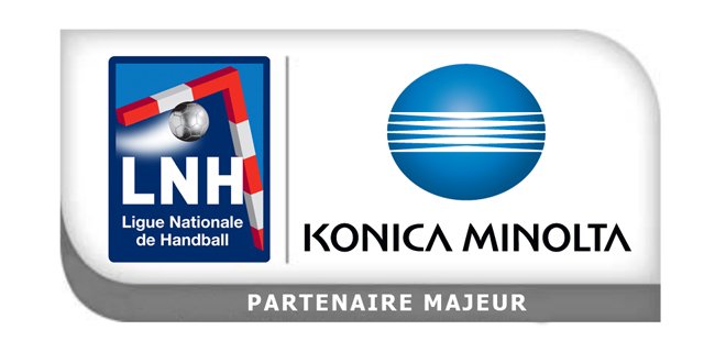 konica minolta Ligue nationale de handball LNH sponsoring partenaire majeur