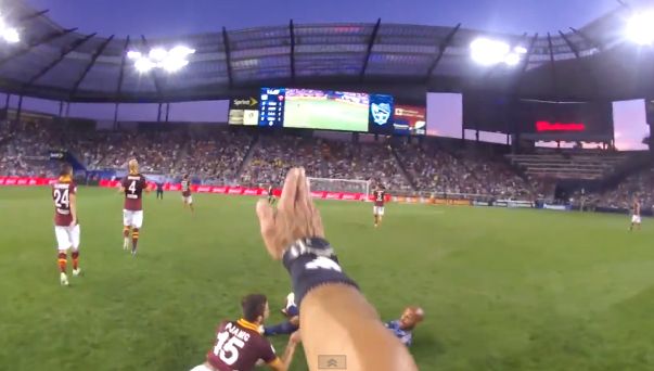 ref cam MLS ALL Star game 2013 AS Roma