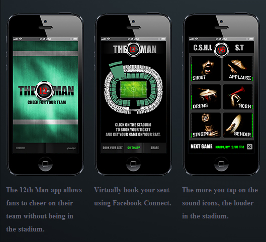 the 12th man supporter app