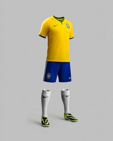 brazil home kit 2014 Nike world cup