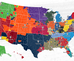 Twitter lance la carte interactive #NFL Fan Map