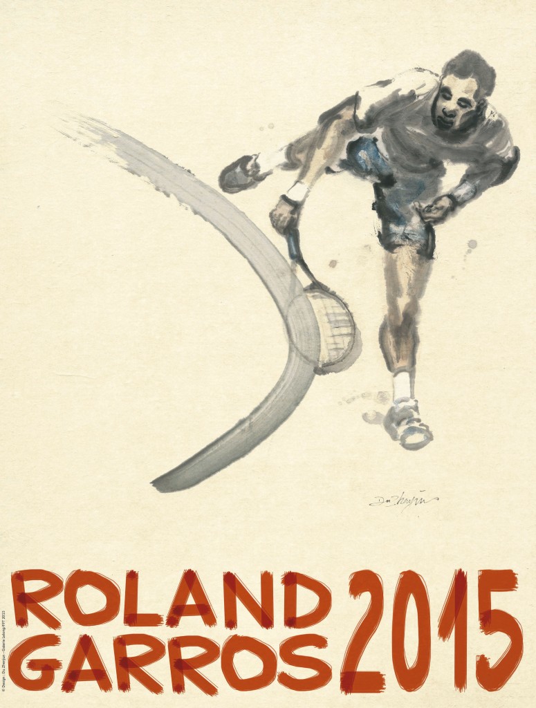 L'affiche de Roland-Garros 2015 réalisée par l'artiste ...