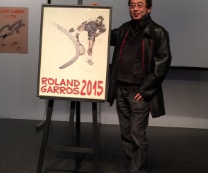 L’affiche de Roland-Garros 2015 réalisée par l’artiste chinois Du Zhenjun