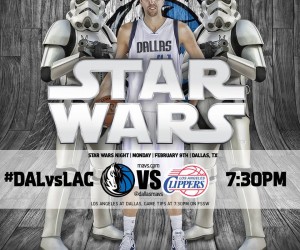 NBA – Star Wars s’invite sur le parquet des Dallas Mavericks