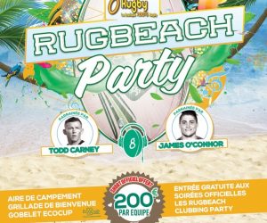 La Rugbeach Party mise sur une organisation de taille cet été