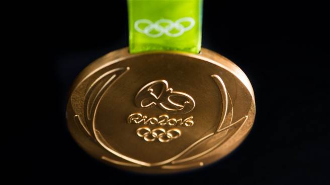 JKDHJK 6 Pièces Médailles Or Argent Bronze Médailles avec Rubans