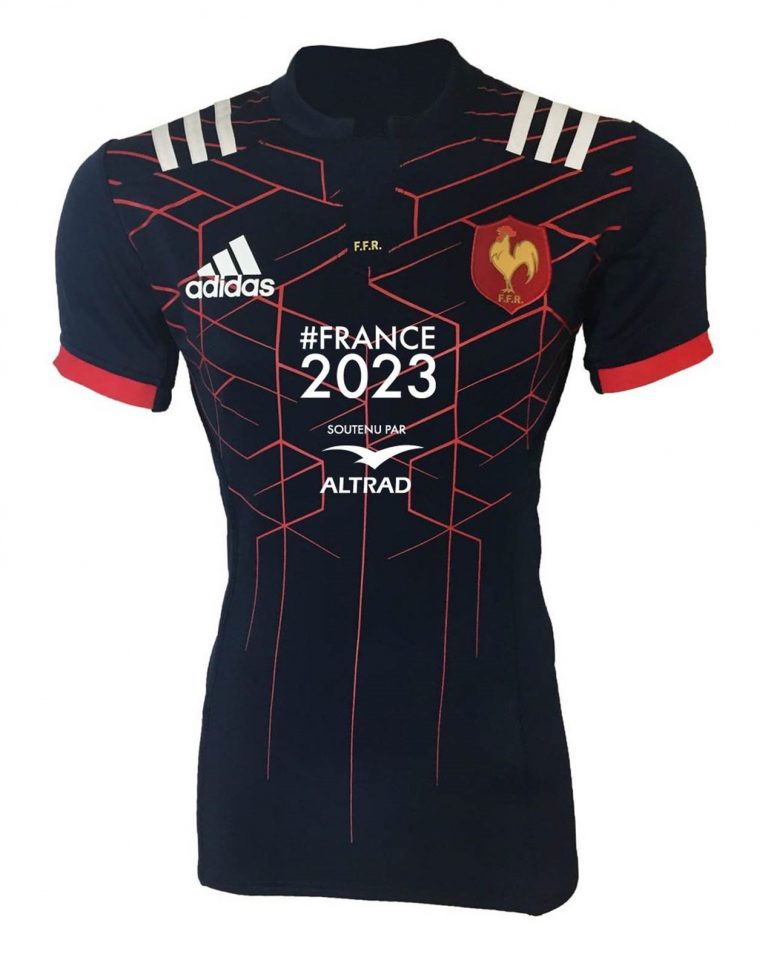 Rugby Voici Le Maillot Du Xv De France Avec Le Logo Altrad Comme Sponsor Face 8813