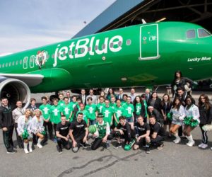 NBA – La compagnie JetBlue met un Airbus A320 aux couleurs des Boston Celtics