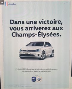 pub volkswagen coupe du monde 2018 