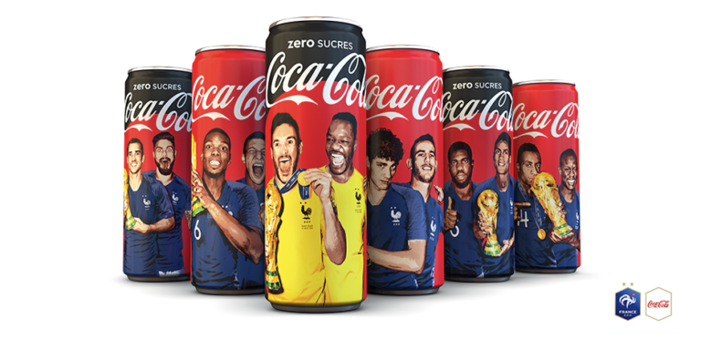 CocaCola célèbre le titre de Champion du Monde des Bleus avec 6