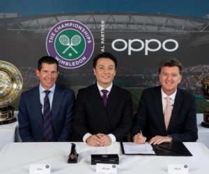 La marque chinoise de smartphones Oppo nouveau partenaire de Wimbledon