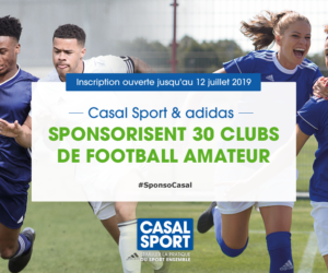 Casal Sport et adidas lancent un concours pour équiper 30 clubs de football amateur