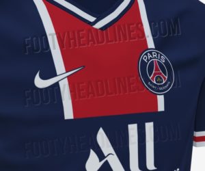 Un premier aperçu des maillots domicile et extérieur 2020-2021 Nike du Paris Saint-Germain avec le retour du style Hechter ?
