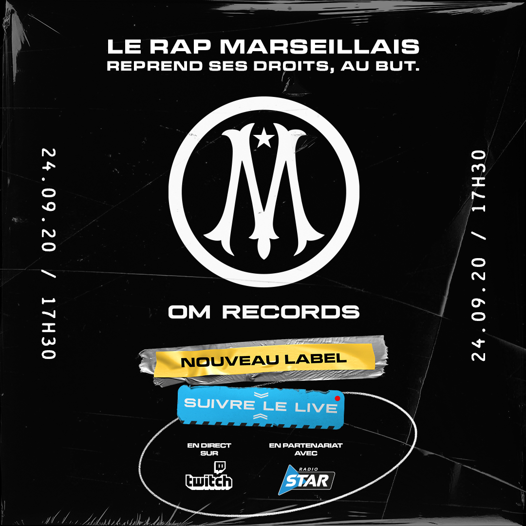 L'Olympique de Marseille lance le label OM Records en partenariat, om  marseille 