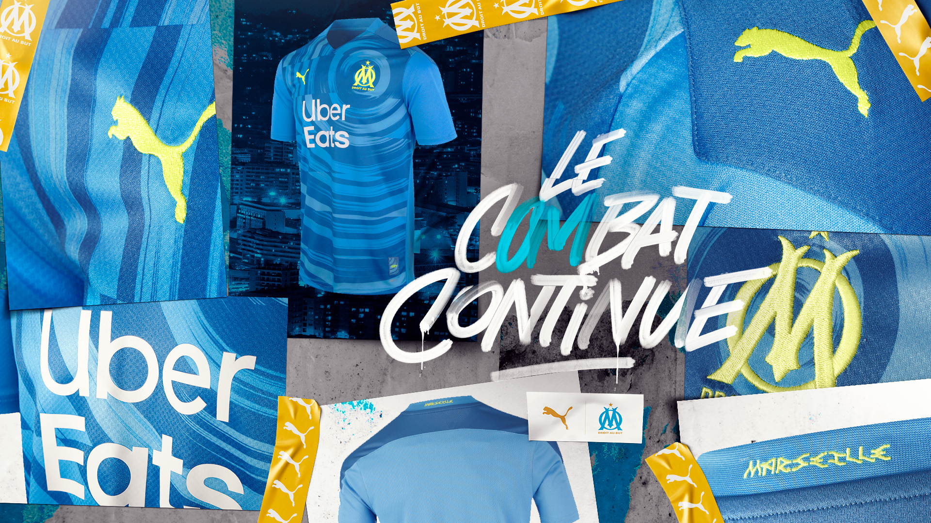 Puma dévoile un maillot Third connecté de l'Olympique de Marseille pour  2020-2021 