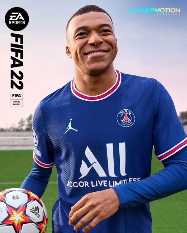 Mbappé Sur La Pochette Du Jeu Vidéo Fifa 22 Dea Sports Sous Les