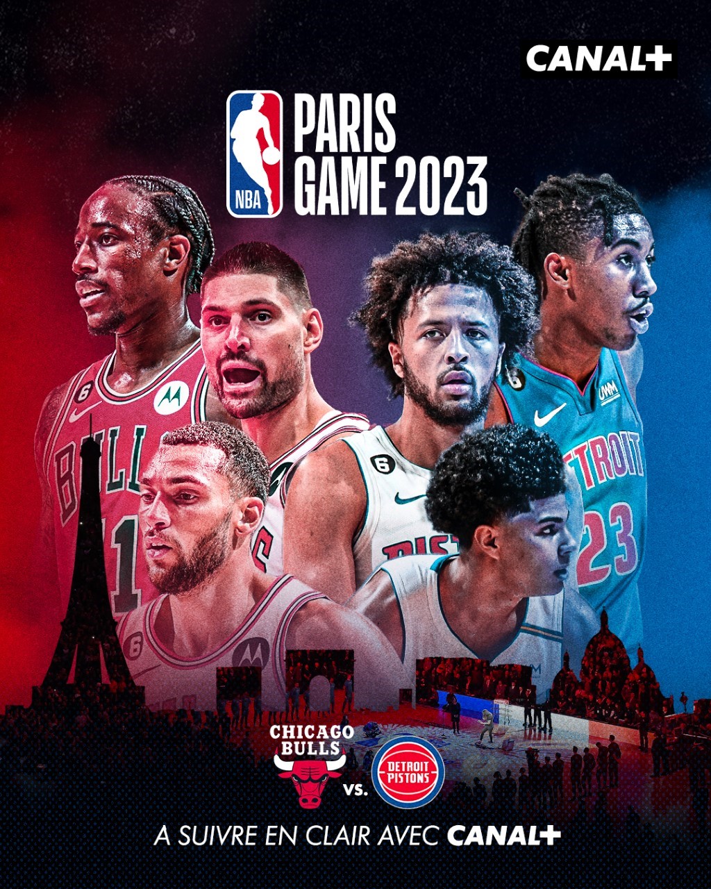 Chicago Bulls to Play Detroit Pistons in 2023 NBA Paris Game – NBC Chicago